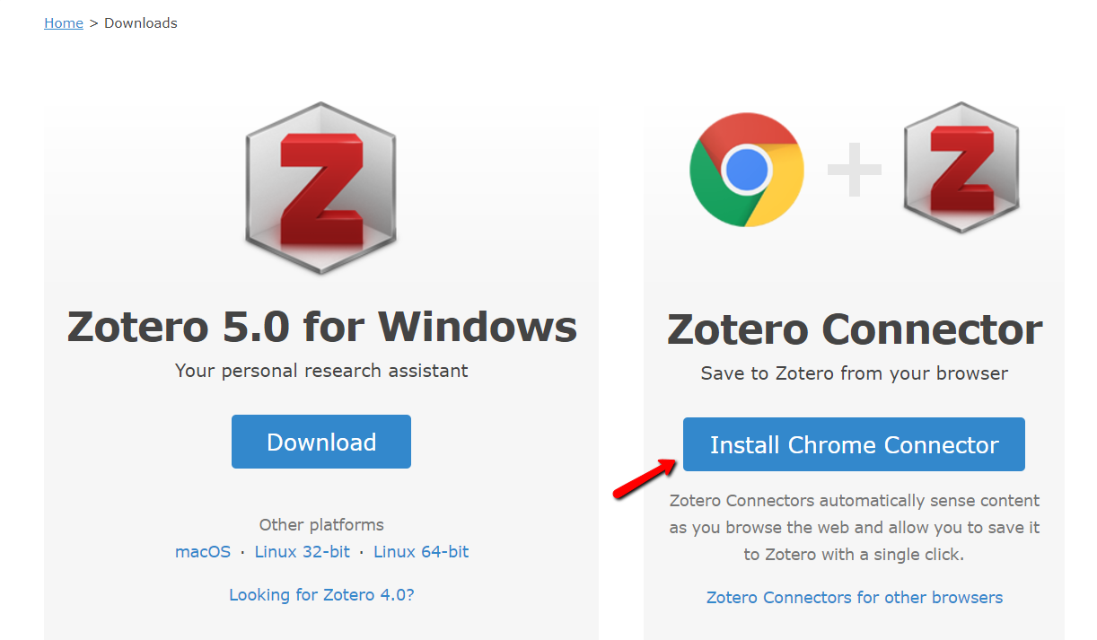 zotero for mac or zotero connector chrome