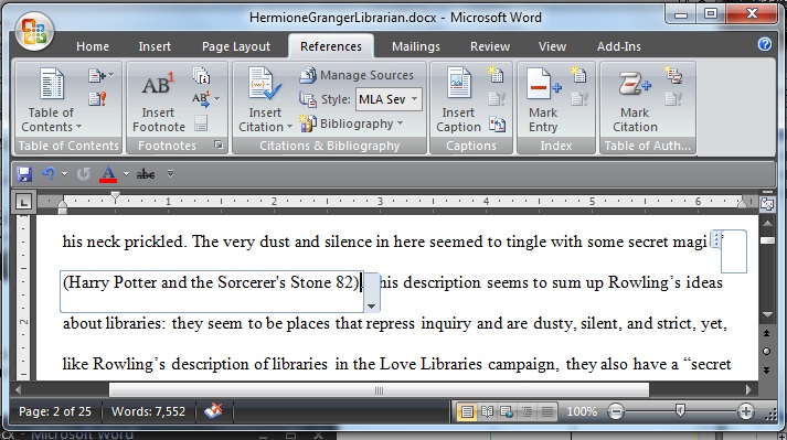 Using Microsoft Word To Create References And Bibliographies0