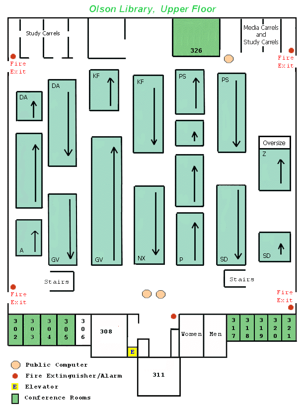 NMU Campus Map